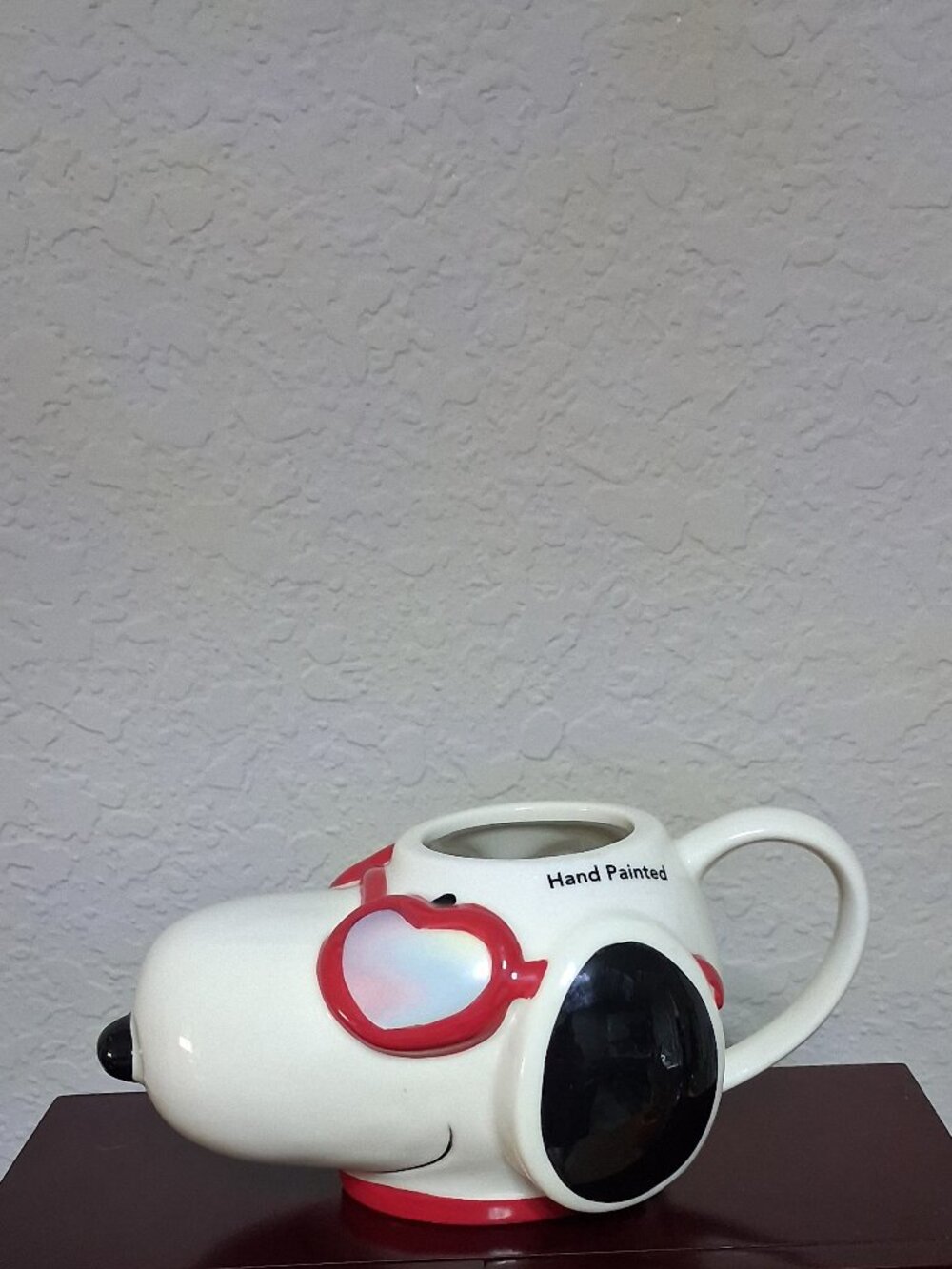 Celebrate Together Hand Painted 16oz Snoopy Valentines Shades Mug